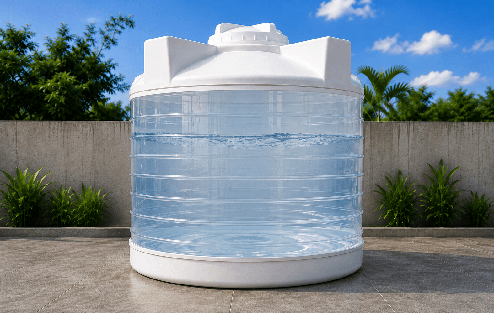 Clean, filtered water